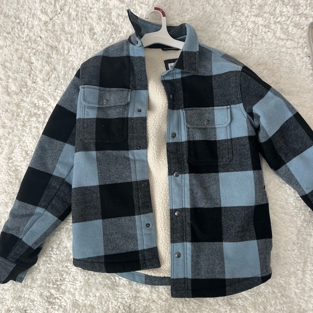 Old Navy Sherpa Lined Flannel Jacket